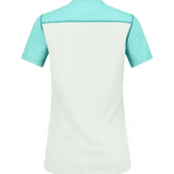 Maglietta da trekking Norrona Falketind EqualiserUll Ws Aqua Haze Whisper White