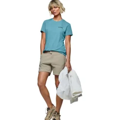 Maglietta da trekking Norrona Femund Tech T Shirt W Aqua Haze