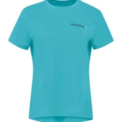Maglietta da trekking Norrona Femund Tech T Shirt W Aqua Haze