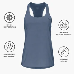 Maglietta da trekking Norrona Femund Tech Singlet W Vintage Indigo