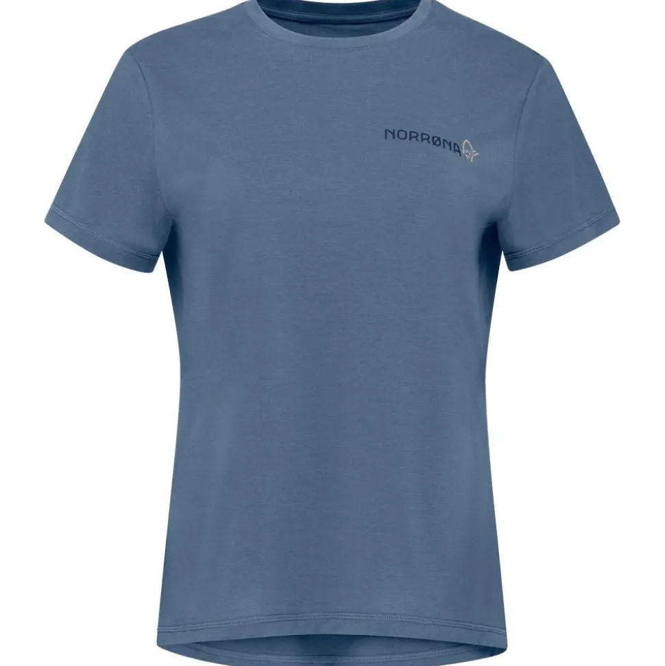 Maglietta da trekking Norrona Femund Tech T Shirt W Vintage Indigo