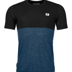 Maglietta da trekking Ortovox 150 Cool Logo Short Sleeve Black Raven