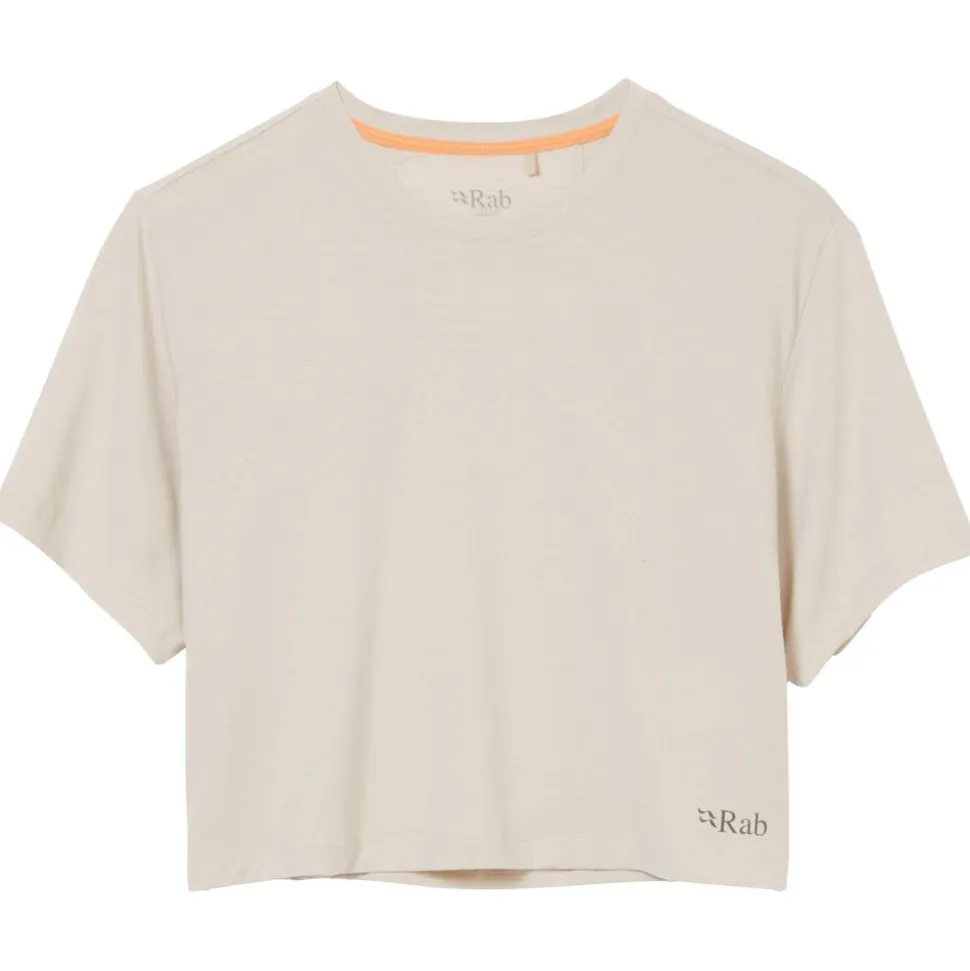 Maglietta da trekking RAB Rivelin Crop tee Pebble