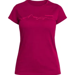 Maglietta da trekking Trangoworld Biella Beet Red