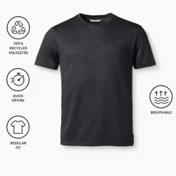 Maglietta da trekking Vaude Men's Essential Tee Shirt Black