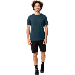 Maglietta da trekking Vaude Men's Essential Tee Shirt Dark Sea Uni