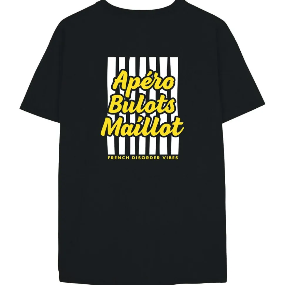 Maglietta French Disorder Mike Apéros Bulots Maillot Anthracite