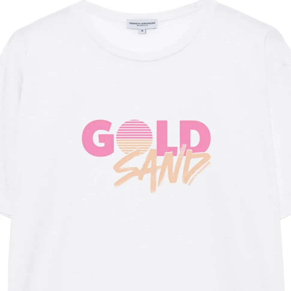 Maglietta French Disorder Mika Gold Sand White