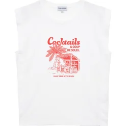 Maglietta French Disorder Poppy Cocktails White