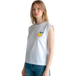 Maglietta French Disorder Poppy Lemonade White