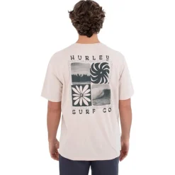 Maglietta Hurley Cycles Of The Earth Short Sleeve Bone