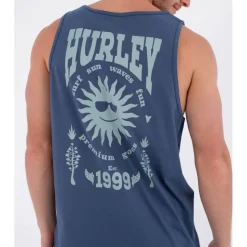 Maglietta Hurley Printing Press Fomo Grey Teal