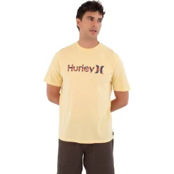 Maglietta Hurley Short Sleeve Printing Press Money Egg Shell