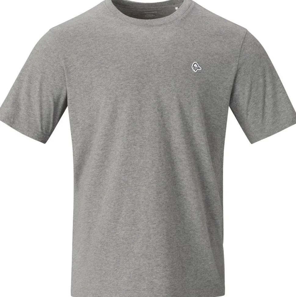 Maglietta Norrona 29 Cotton Viking Patch T Shirt Grey Melange