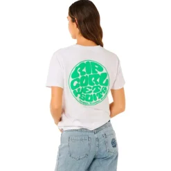 Maglietta Rip Curl Icons Of Surf Relaxed Optical White