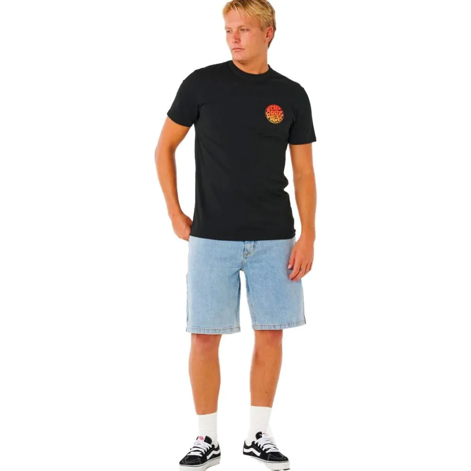 Maglietta Rip Curl Wettie Passage Icon Black