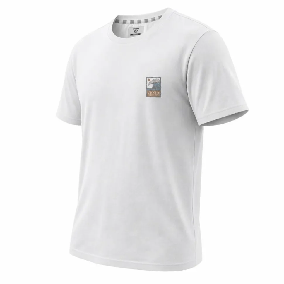 Maglietta Vissla Peaky Short Sleeve White