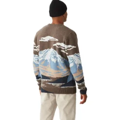 Maglione Picture Gibow Knit Sweater Cloudy Landscape Men
