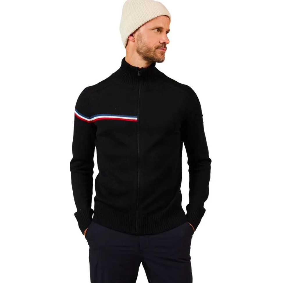 Maglione Rossignol Odysseus Full Zip Merino Black
