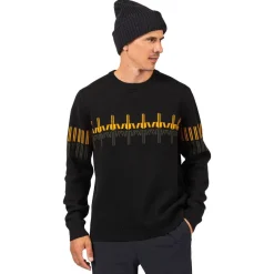 Maglione Rossignol Patterned Crewneck Black