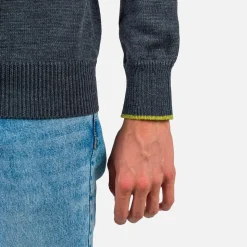Maglione Rossignol Stripe Rn Knit New Onyx Grey