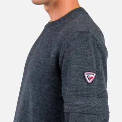 Maglione Rossignol Stripe Rn Knit New Onyx Grey
