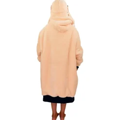 Mantelle All-In Poncho Plaid Junior Dark Pink
