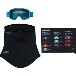 Maschera Anon Tracker 2.0 Island Blues Smoke