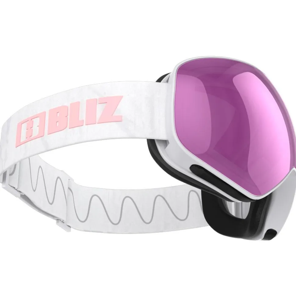 Maschera Bliz Floz Matte White Brown Pink Multi