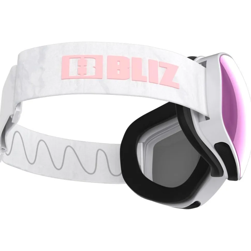 Maschera Bliz Floz Matte White Brown Pink Multi
