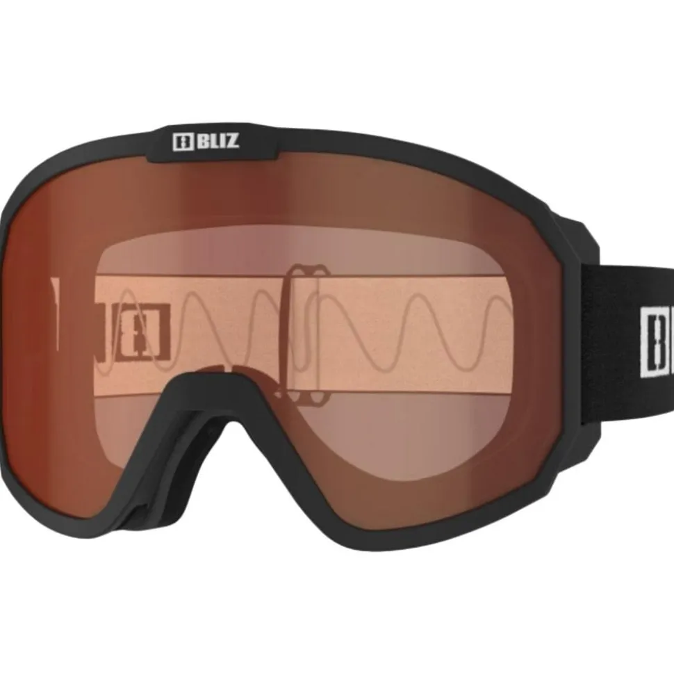 Maschera Bliz Rave Jr Matt Black Orange