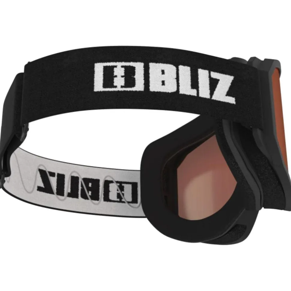 Maschera Bliz Rave Jr Matt Black Orange