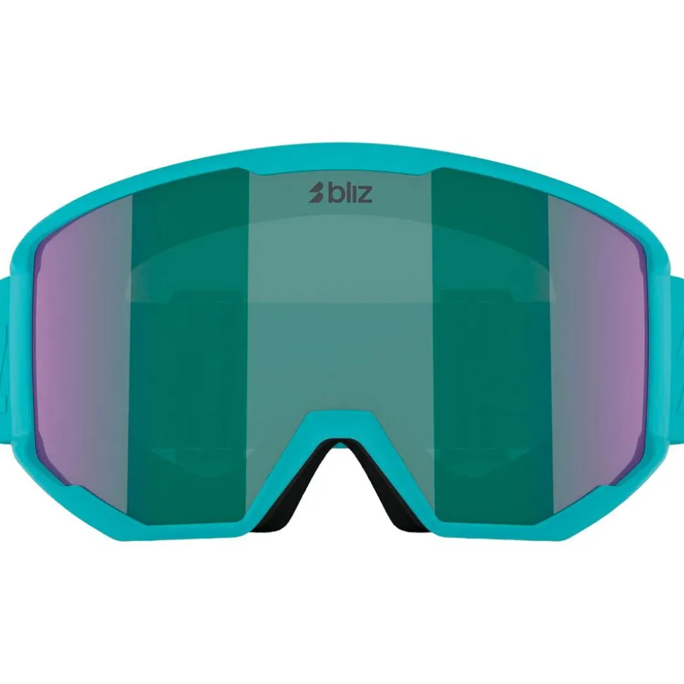 Maschera Bliz Spark Matte Turquoise Brown Green Multi