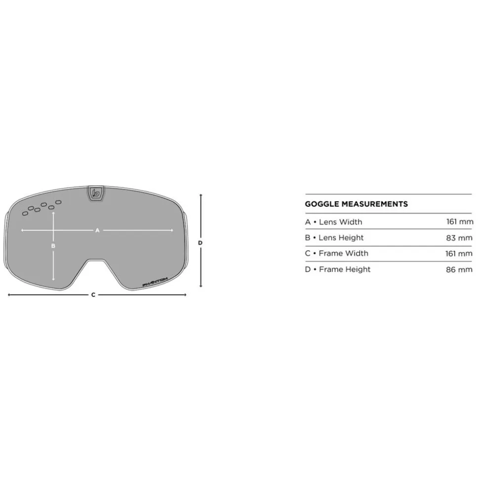Maschera Bollé Nevada Small Black Corp Matte Vermillon Gun