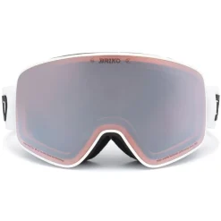 Maschera Briko Chino Sharp Lite White Ambre Base Silver Mirror