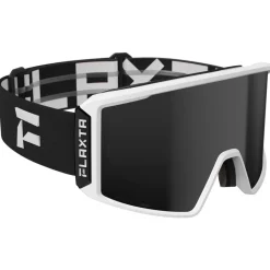 Maschera Flaxta Evoke Black White Black Mirror Lens