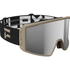 Maschera Flaxta Evoke Sandstone Silver Mirror Lens