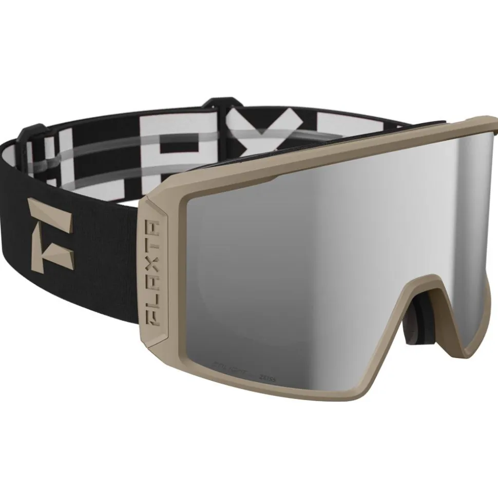 Maschera Flaxta Evoke Sandstone Silver Mirror Lens