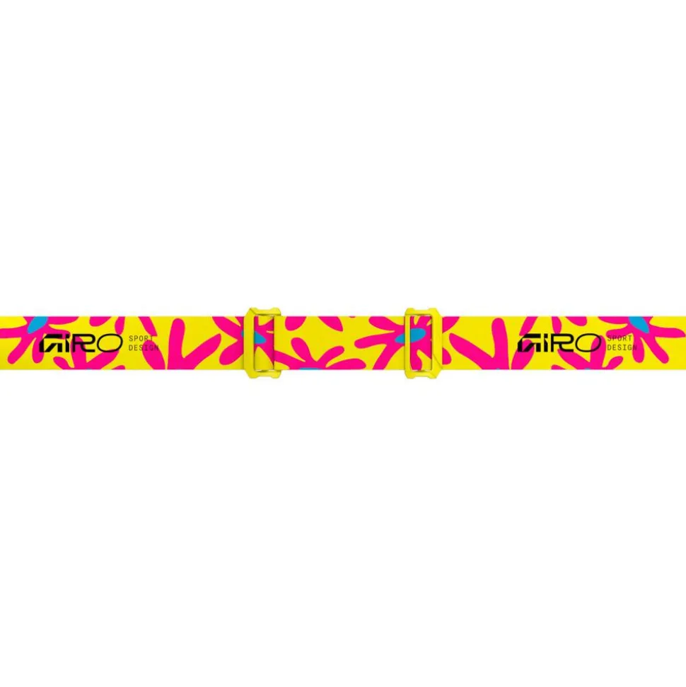Maschera Giro Chico 2.0 Yellow Flowers Amber Pink