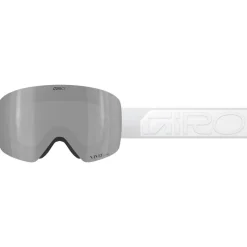 Maschera Giro Contour White Wordmark Vivid Onyx + Vivid Infrared