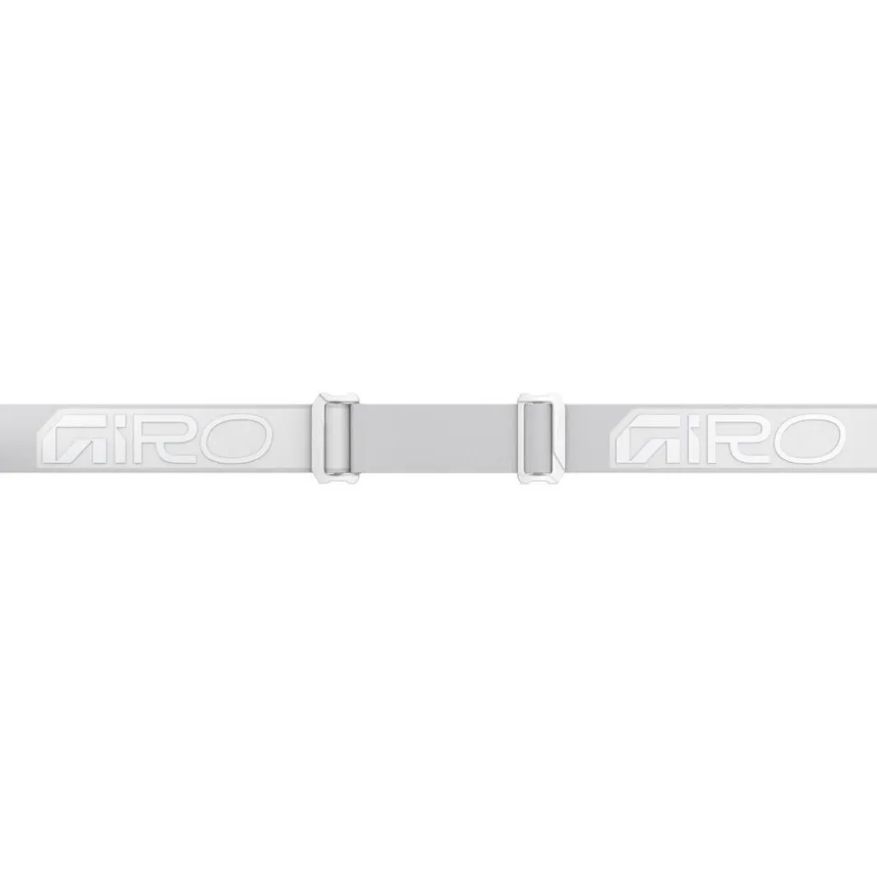 Maschera Giro Contour White Wordmark Vivid Onyx + Vivid Infrared