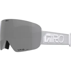 Maschera Giro Contour White Wordmark Vivid Onyx + Vivid Infrared