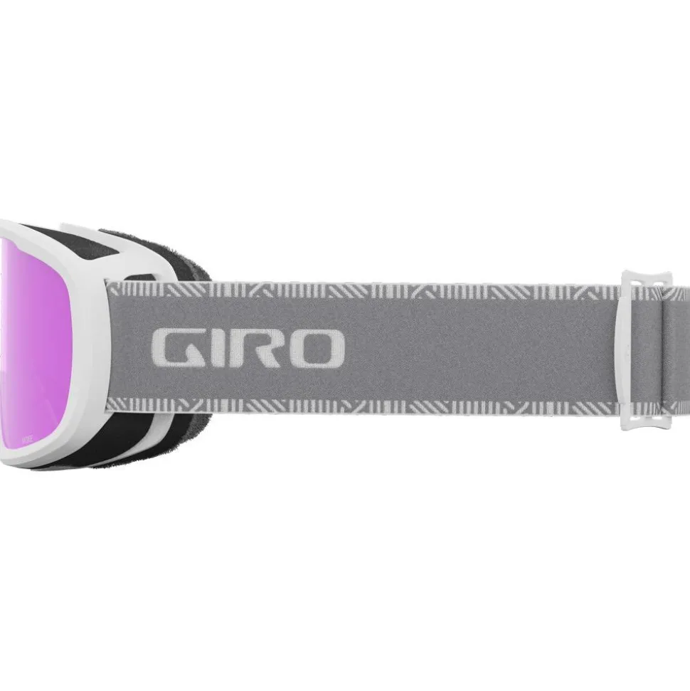 Maschera Giro Moxie White Grey Chute Amber Pink + Yellow