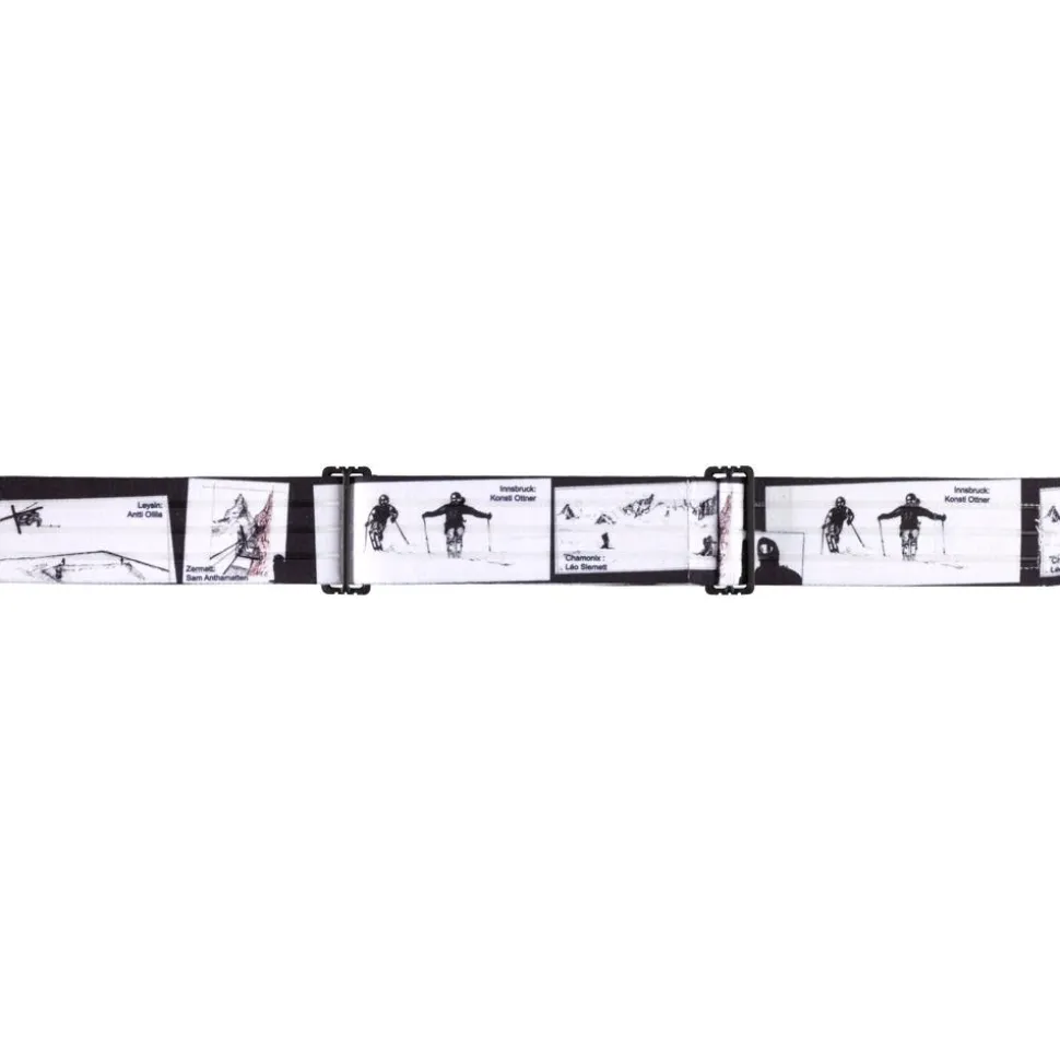 Maschera Julbo Launcher Blanc Family Series Reactiv 1-3 Glare Control
