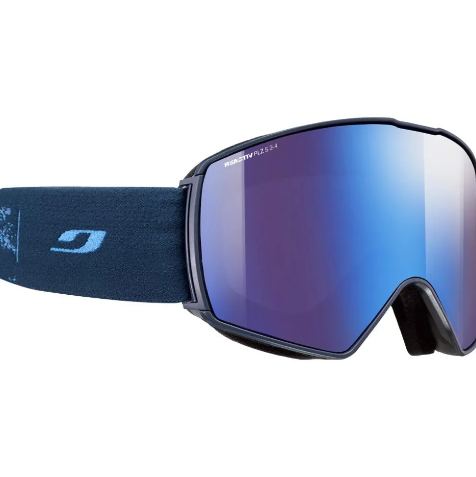 Maschera Julbo Launcher Bleu Foncé Reactiv 2-4 Polarized