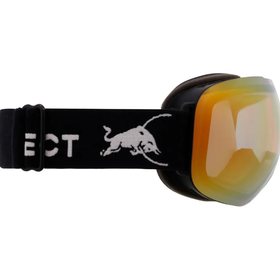 Maschera Red Bull Spect Bent Matt Black Brown Gold Chrom-X