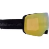 Maschera Red Bull Spect Chute Matt Black Brown Gold Mirror + Cloudy Snow
