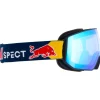 Maschera Red Bull Spect Fink Matt Blue Light Blue Blue Chrome-x