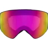 Maschera Red Bull Spect Jam Matt Black Purple Burgundy Mirror + Cloudy Snow