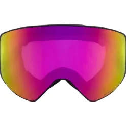 Maschera Red Bull Spect Jam Matt Black Purple Burgundy Mirror + Cloudy Snow